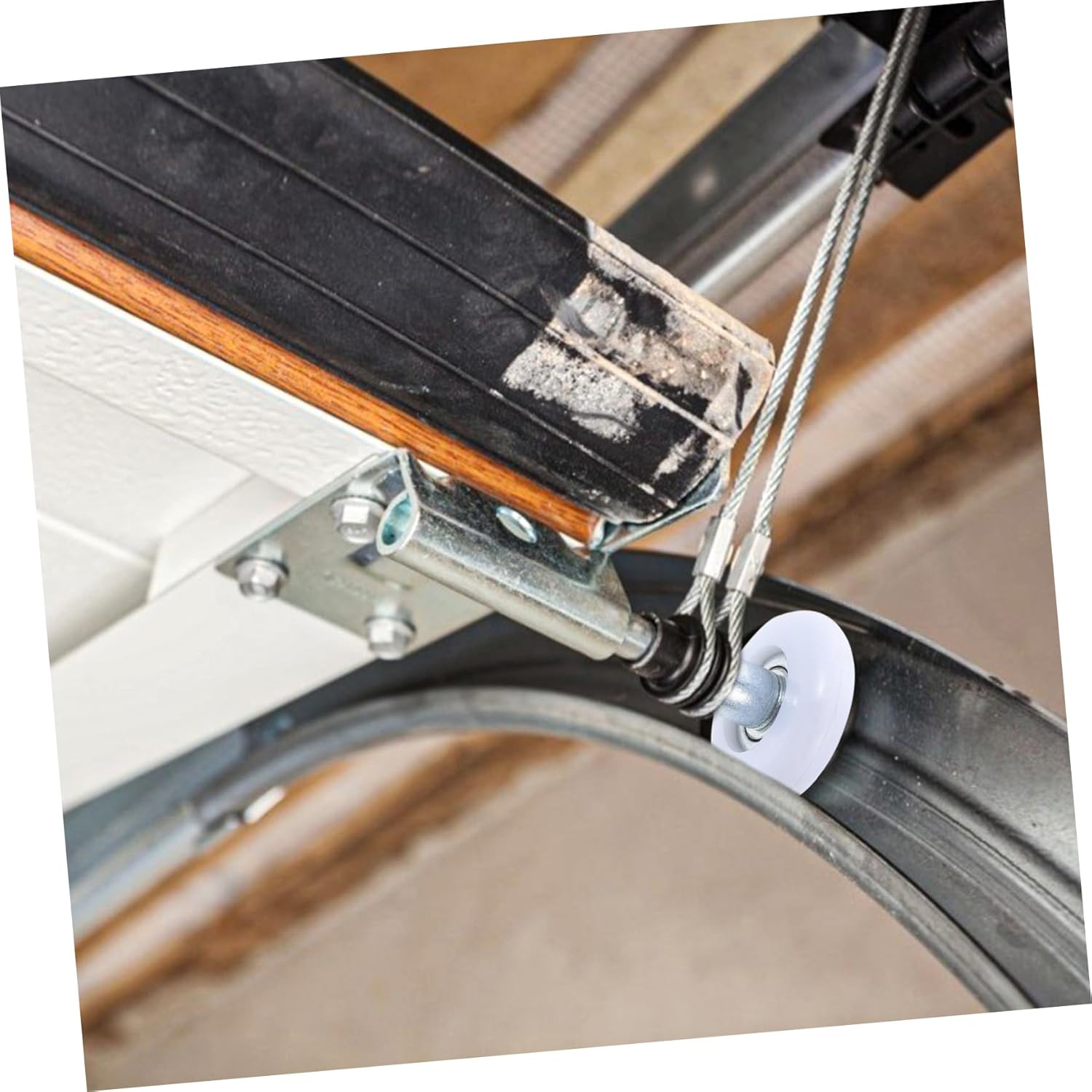 10pcs Durable Nylon Garage Door Rollers Heavy Duty Guide Wheels for Smooth Operation and Easy Installation Compatible with Garage Doors Sliding and More