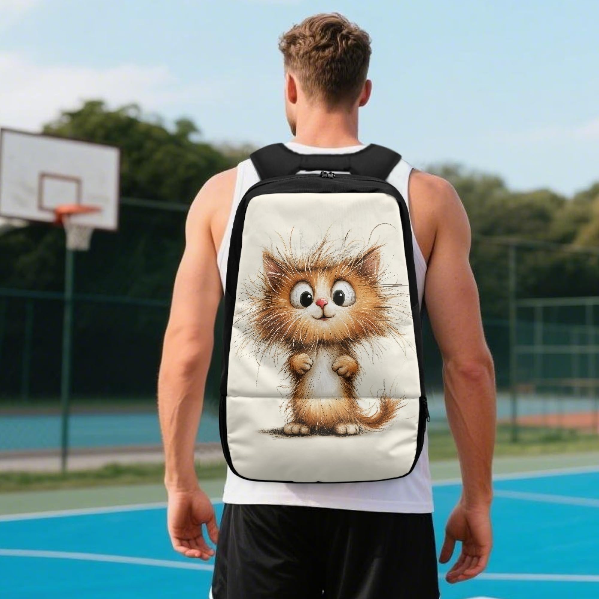 Dajingkj Sportowy plecak z kieszenią na buty i kieszenią na piłkę, dla mężczyzn i kobiet, wielofunkcyjny design, torba sportowa do koszykówki, piłki nożnej i siatkówki