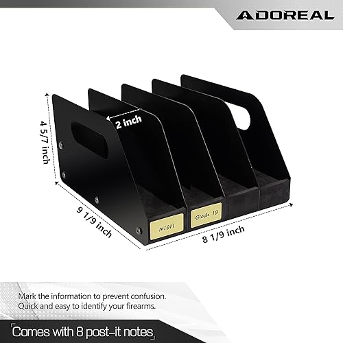 Miniatura 4 de Estante para pistola para pistola, estante para pistola, almacenamiento de gabinete de armas, accesorios organizadores de pistolas, soportes para