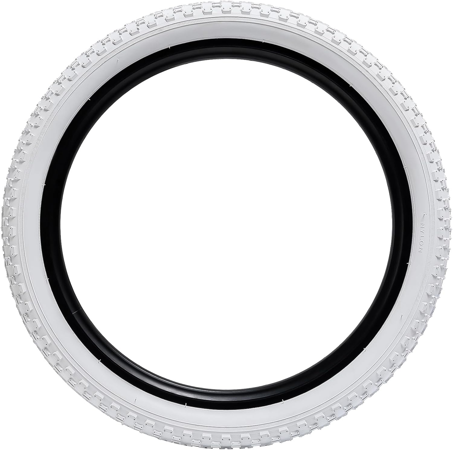 YUNSCM 2-PCS 16" White Bike Tires 16x2.125/57-305 Compatible with Mountain Bike 16 x 2.125 Kid Bicycle Tires (Y-1050)