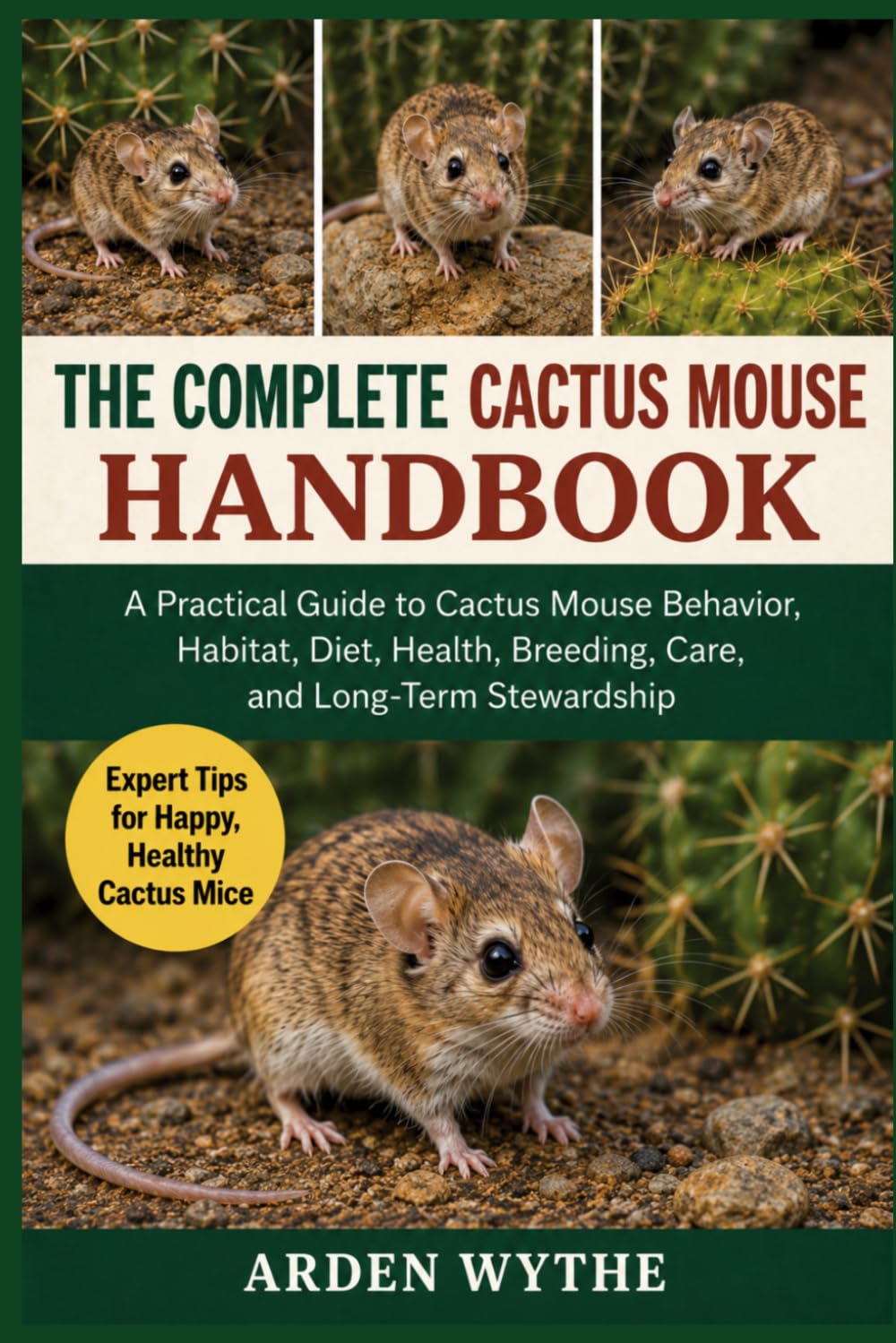 THE COMPLETE CACTUS MOUSE HANDBOOK: A Practical Guide to Cactus Mouse Behavior, Habitat, Diet, Health, Breeding, Care, and Long-Term Stewardship