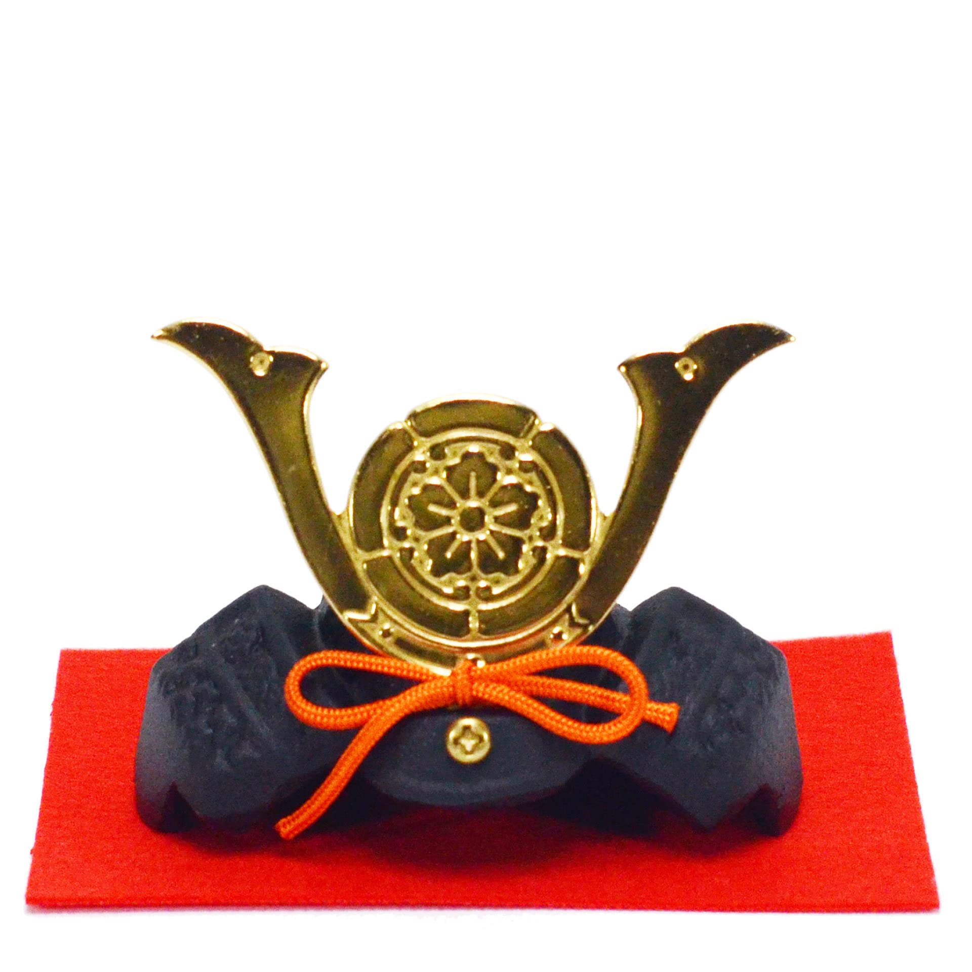 Amazon | 豆兜 織田信長 幅7.5cm×奥行7cm×高さ5.7cm 武将ミニ兜 敷物