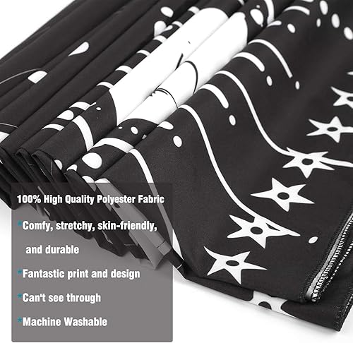 Miniatura 5 de HOTMIR Tapiz de pared blanco y negro, tapiz estético para colgar en la pared, tapiz de luna como arte de pared para dormitorio, sala de estar,