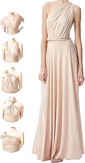 Infinity Dresses for Bridesmaids,Wedding Guest Dresses for Women,Plus Size Wrap Dress Long Maxi Convertible Multiway Dress - Buy now