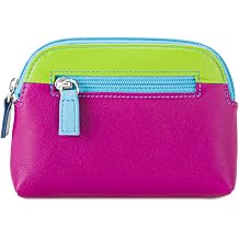 mywalit Large Leather Coin Purse | 3 Card Slots | Zip Pocket & Key Fob | Liguria | Stylish & Compact Accessory for Men & Women | Perfect for Everyday Use