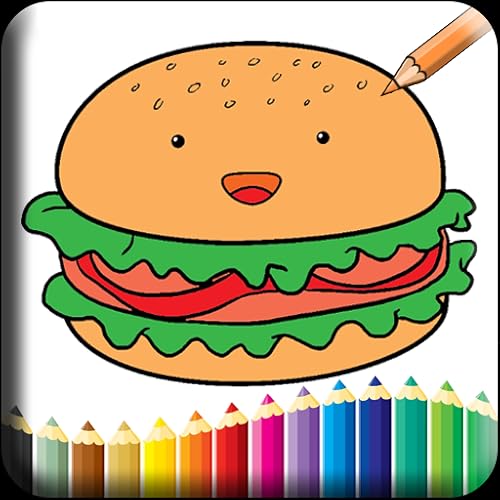 Fast Food Coloring Book