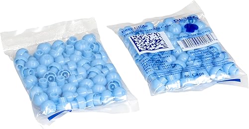 Miniatura 2 de Easy Glide Jeringa oral de 0.0 fl oz y 1 cc, tapas incluidas, ideal para medicina oral y cuidado del hogar, 100 unidades