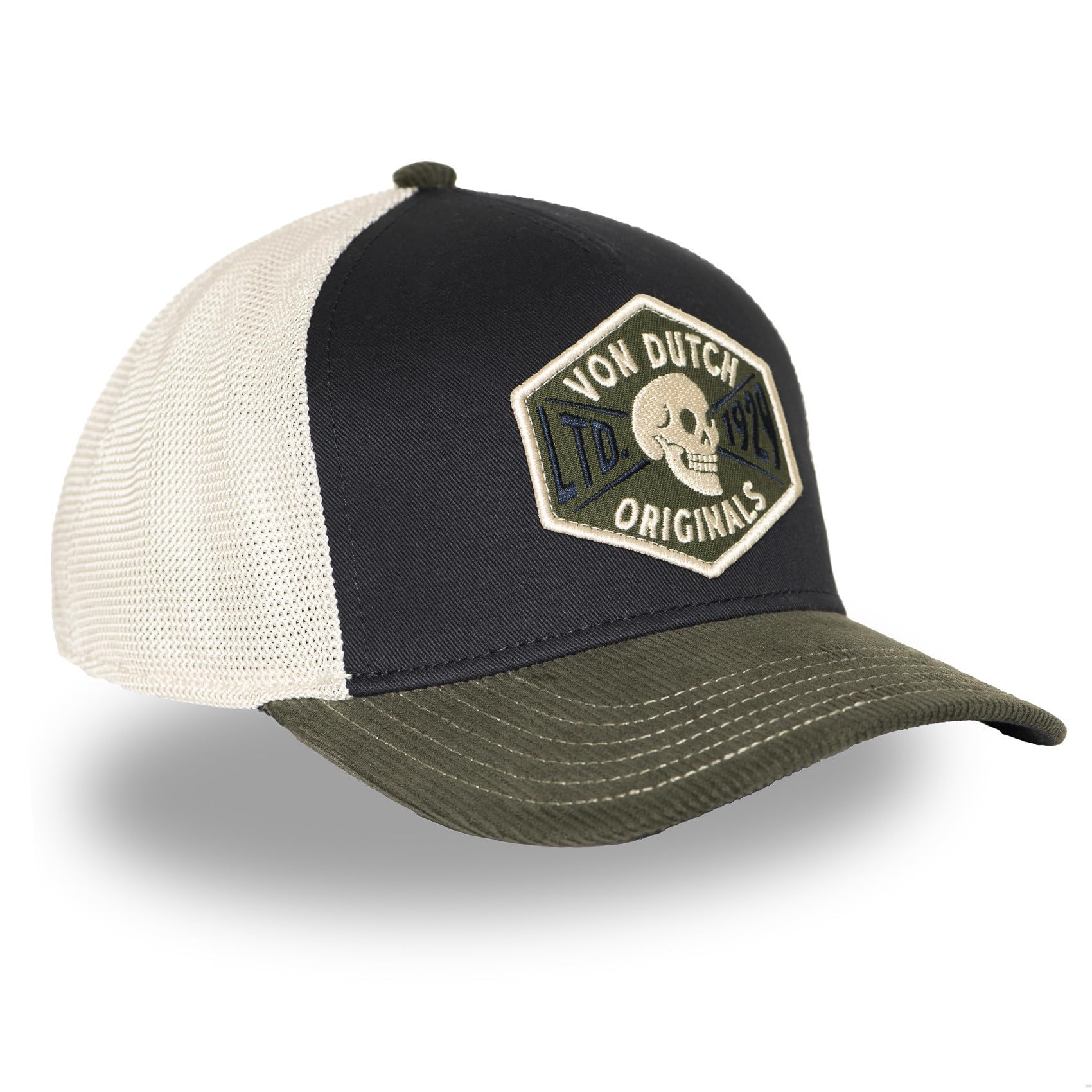 Von Dutch Gorra Hombre y Mujer, Gorra Trucker Ajustable con Snapback