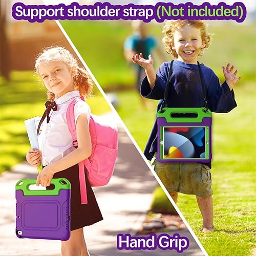 Miniatura 7 de YIHE - Funda infantil para iPad de 10.2 pulgadas 987 generación 202120202019, iPad Pro 10.5 y iPad Air 3, funda para niños con soporte de mango a