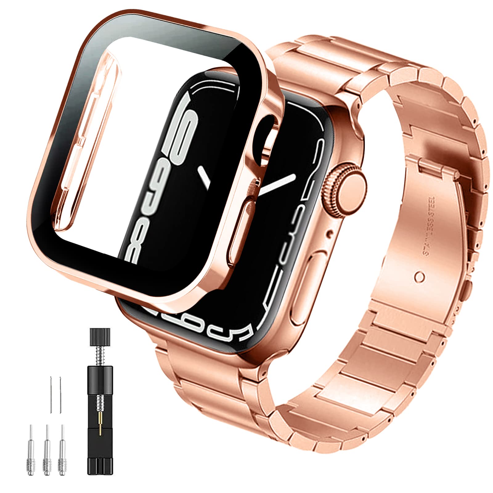 Amazon.co.jp: FAZHAN コンパチブル Apple Watch バンド ステンレス 