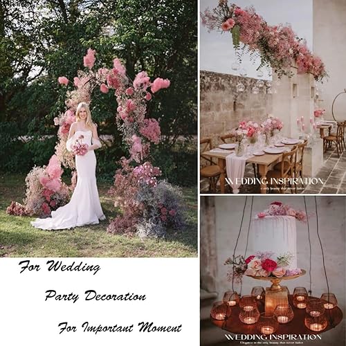 Miniatura 5 de 30 piezas de flores artificiales de aliento de bebé, ramos de gypsophila falsas flores de tacto real para decoración de boda, corona, arreglo