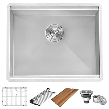 23Y-SB-1-3 RORU Ruvati Roma Undermount 32-in x 19-in Brushed Stainless Steel