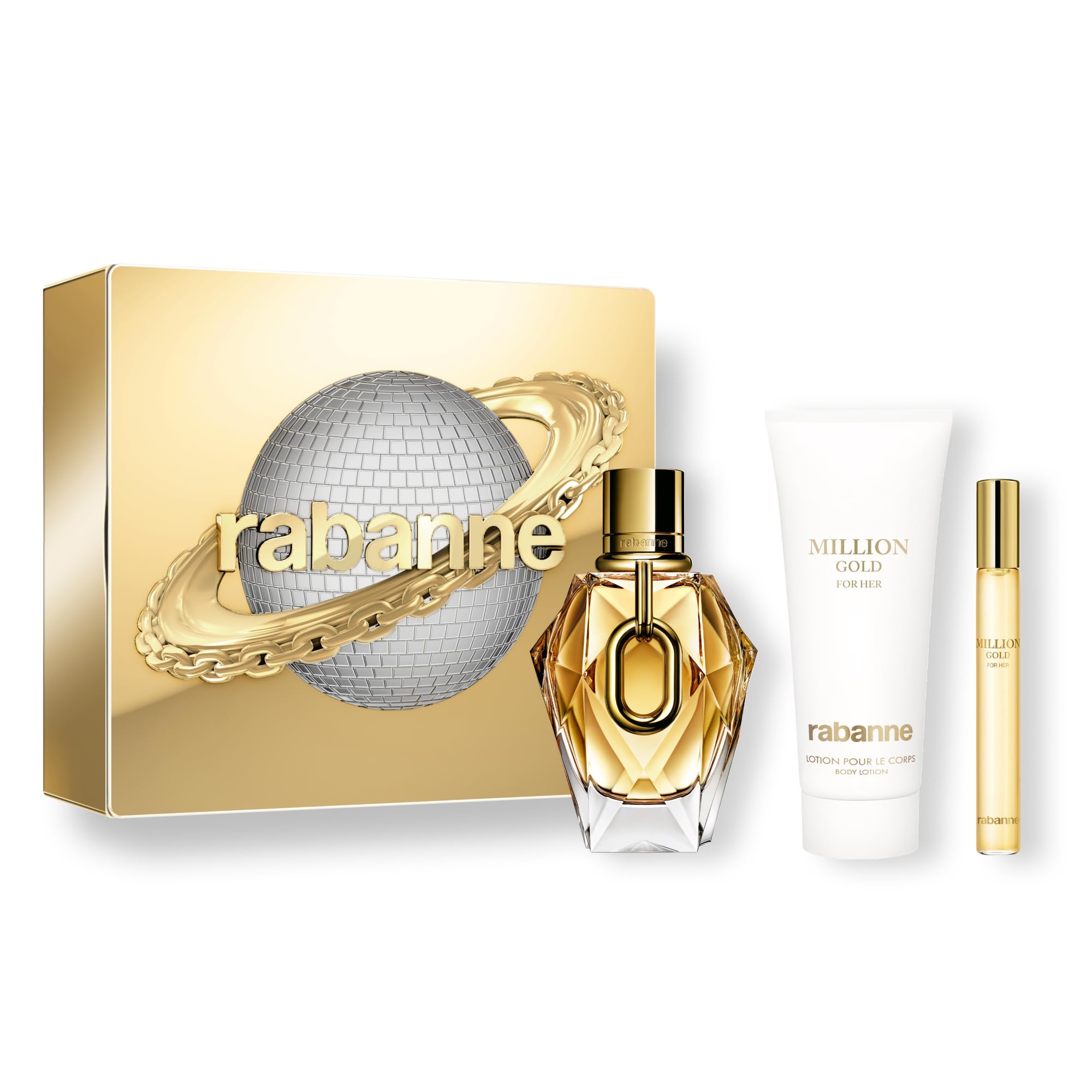 Million Gold for Her Eau de Parfum 3-Piece Gift Set for Women