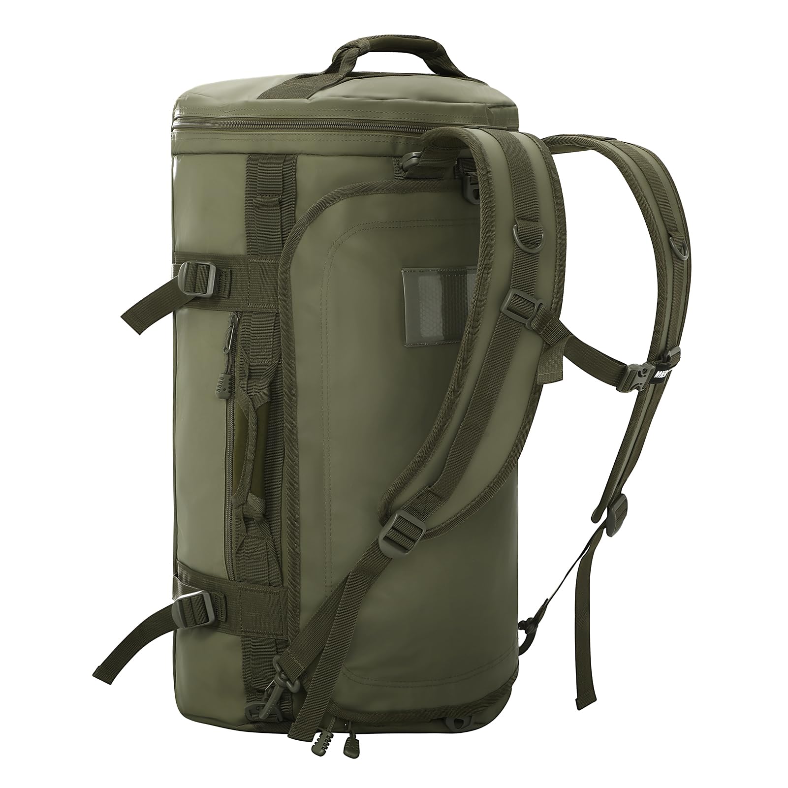 MIER Große Sporttasche wasserdicht Sportrucksack mit Schuhfach umwandelbar in Rucksack, 45L/60L/90L