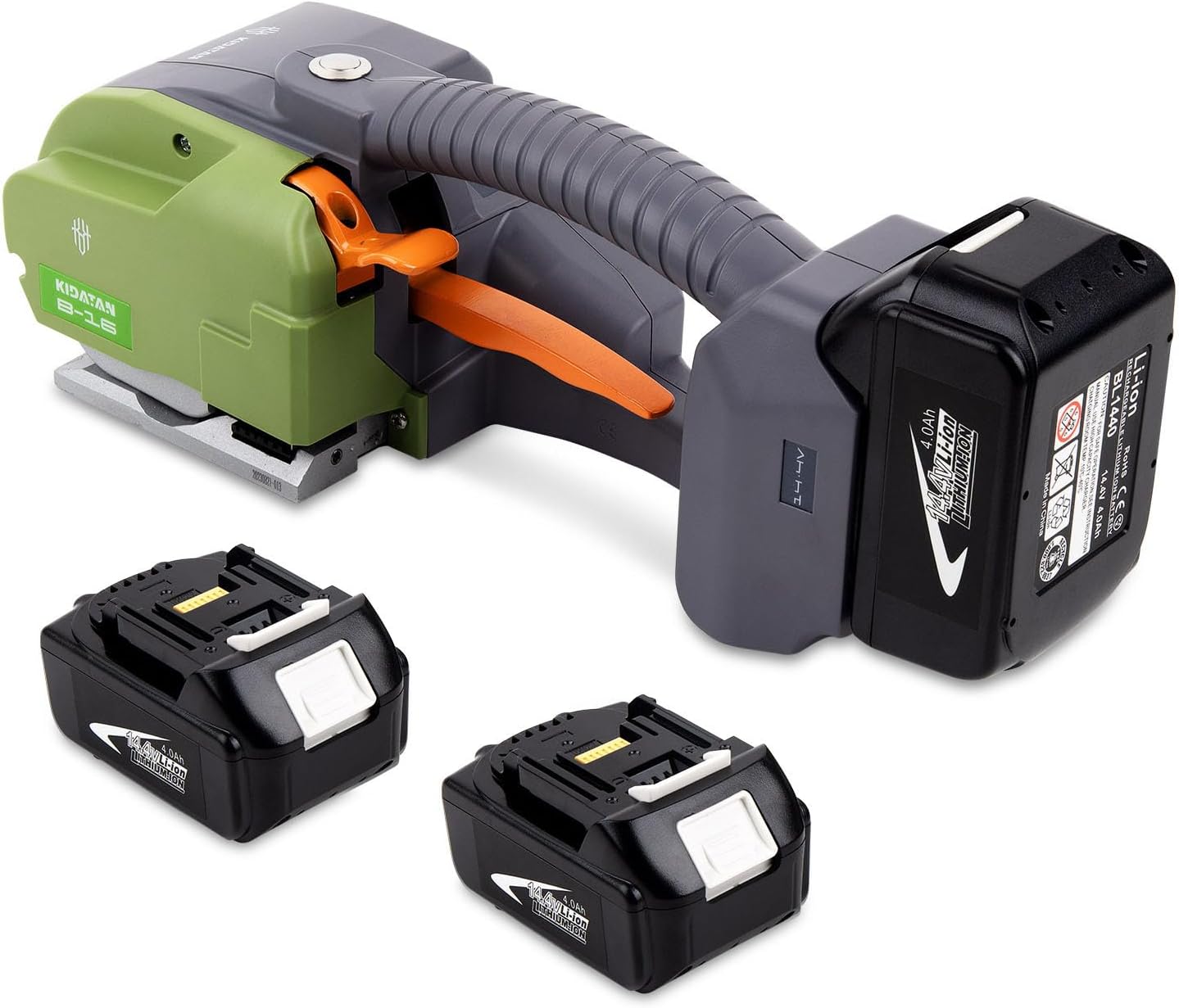 GOYOJO Electric Strapping Machine Battery-Powered Baler for PP/PET Strap 9-16mm 60-3200N Weld/Pack/Cut for Packaging/Shipping/Storage Up to 700 Belts/Charge for Electric Banding/Automatic Strapping