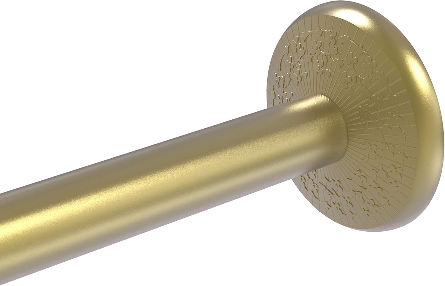 Allied Brass MC-98-SBR Monte Carlo Collection Shower Curtain Rod Brackets, Satin Brass