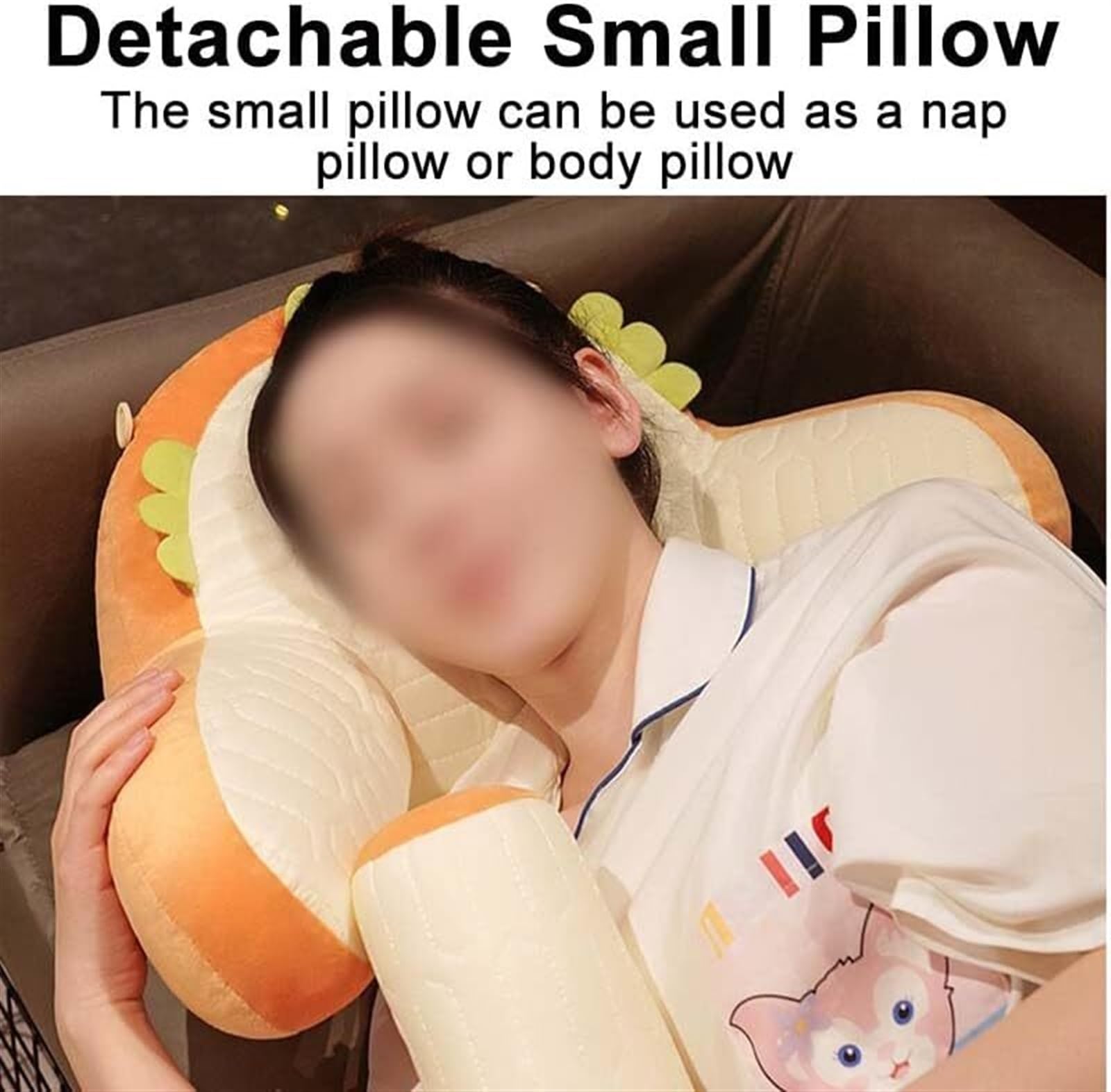 Poduszki łagodzące ból Ergonomiczna poduszka podpierająca odcinek lędźwiowy kręgosłupa Zdejmowane i zmywalne poduszki do przytulania(Green,75 * 50cm)