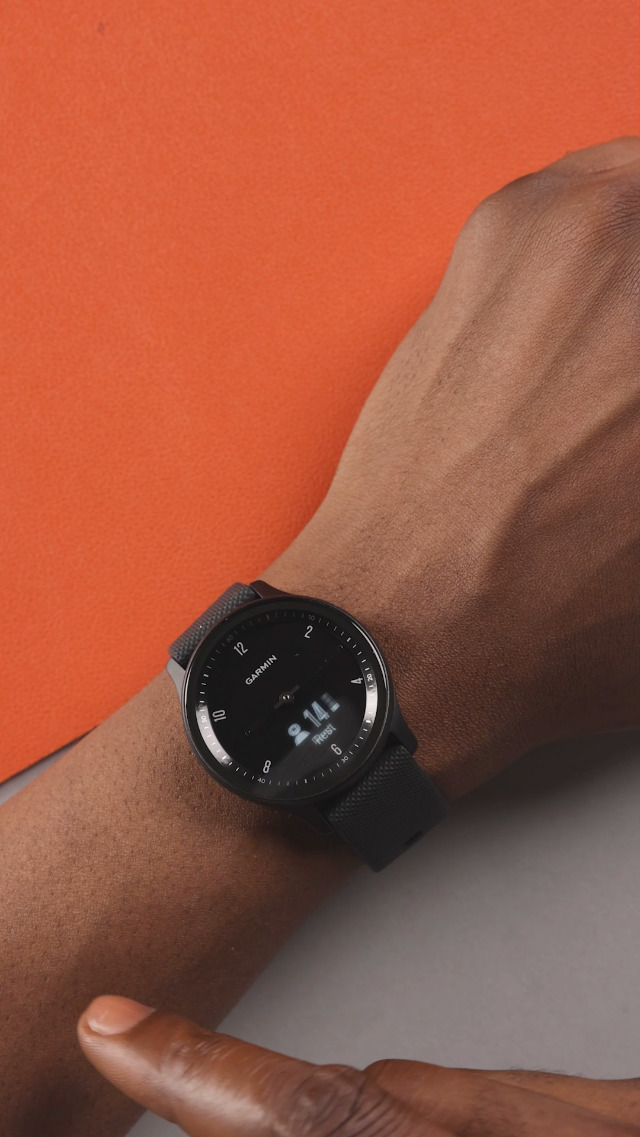 Garmin Vivomove Sport, Hybrid Smartwatch, Health and Wellness