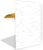Tink Kendinden Yapışkanlı Silver Desenli PVC Panel, Yapışkanlı Yer Zemin Kaplama, Duvar Kaplama, Fayans Çıkartması 41x62 cm 4 Adet  1 m²