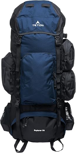 TETON Sports Explorer Internal Frame Backpack; High-Performance Backpack for Backpacking, Hiking, Camping