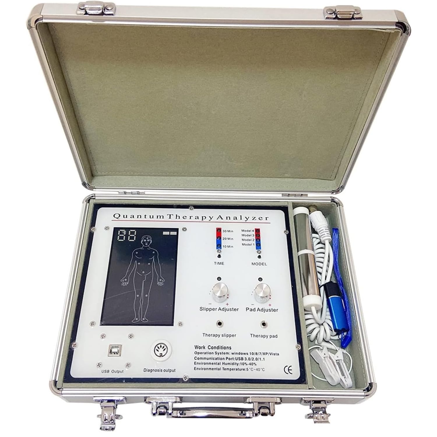 Macchina Per Biorisonanza Analizzatore Di Sub-salute Con Terapia Quantistica, Analisi Magnetica Della Salute Del Corpo 3 In 1 Con 54 Report, Analisi 3D, Test Rapido In Un Minuto, Interfaccia USB Per U