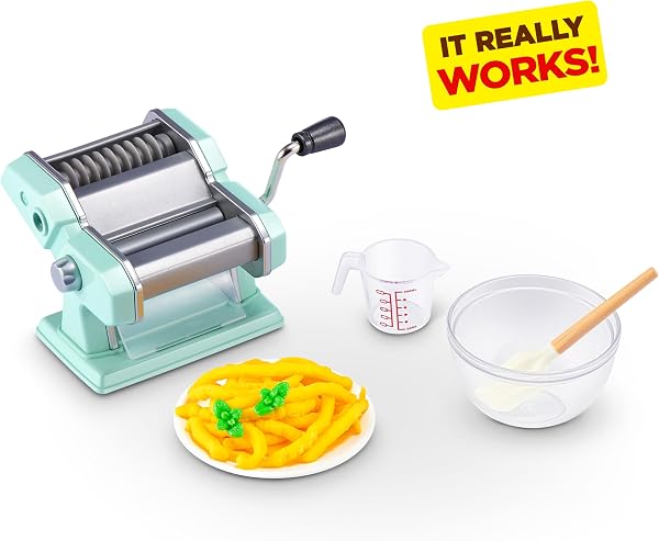 Mini Brands Magic Cook Kitchen Capsule Series 1 (Pasta Maker) by ZURU: Capsule con mini elettrodomestici funzionanti, collezionabile non commestibile. Per bambini 8+, adolescenti, adulti - 4