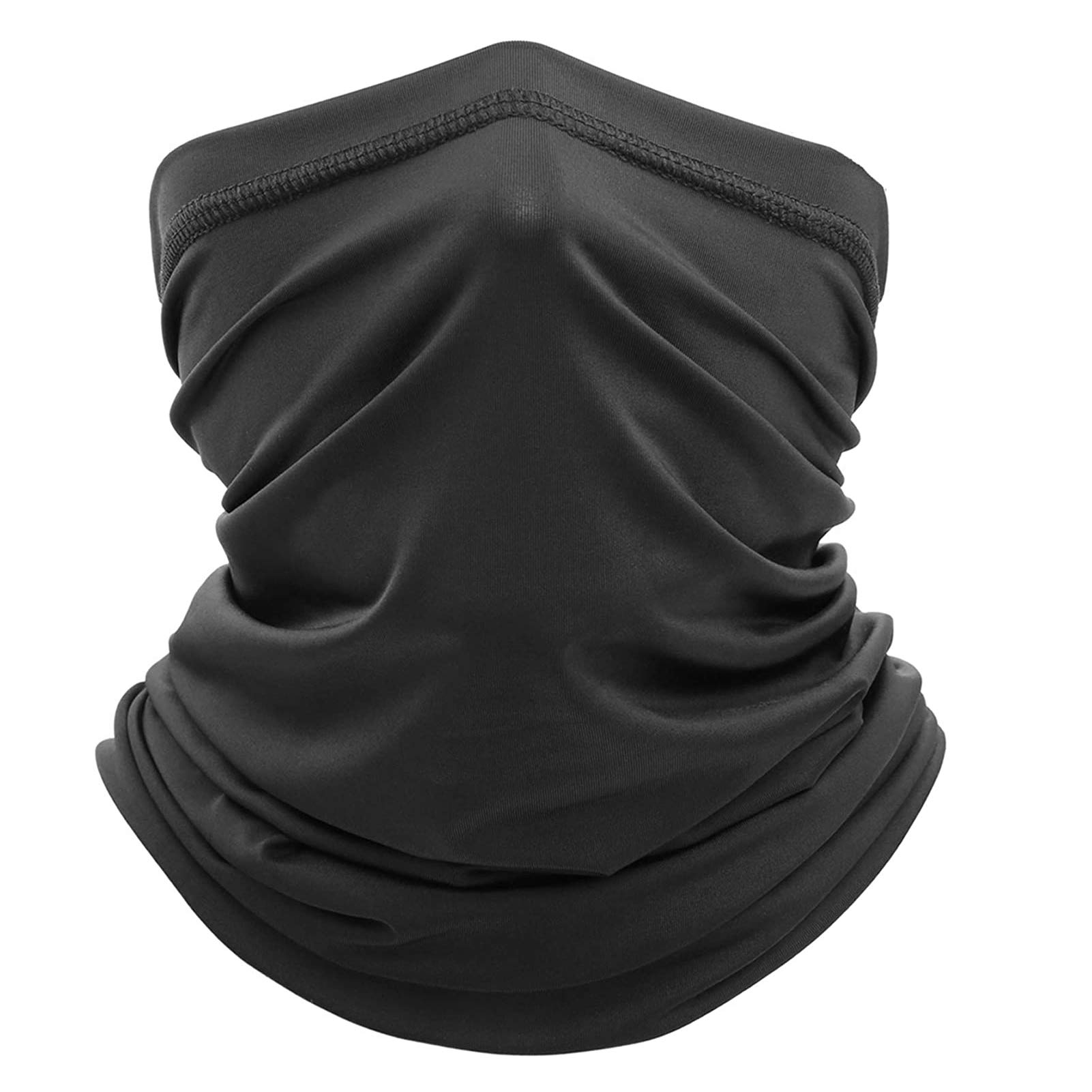 CXGMultifunctional Scarf Men's Quick-Drying Breathable Soft Face Mask Women's Super Elastic Sun Protection Wear-resistant Tube Scarf Neck Scarf for Motorcycle Running Hiking (C)