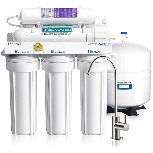 APEC Water Systems ESSENCE ROES-PH75 sistema de filtro de agua potable mineral PH 75GPD 6 etapas súper seguras de ósmosis inversa