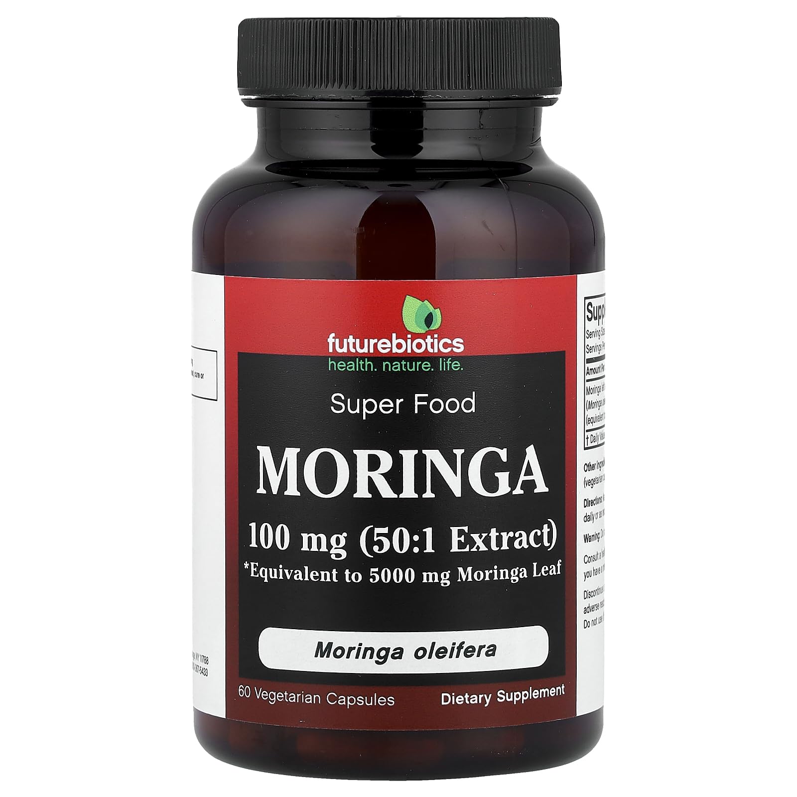 Futurebiotics Moringa 5000mg, 60 Vegetarian Capsules