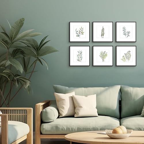 Vista 464 de Golden State Art - Marco de fotos de aluminio satinado clásico de 8 x 10 con alfombrilla de color marfil para fotos de 5 x 7 y cristal real, Dorado