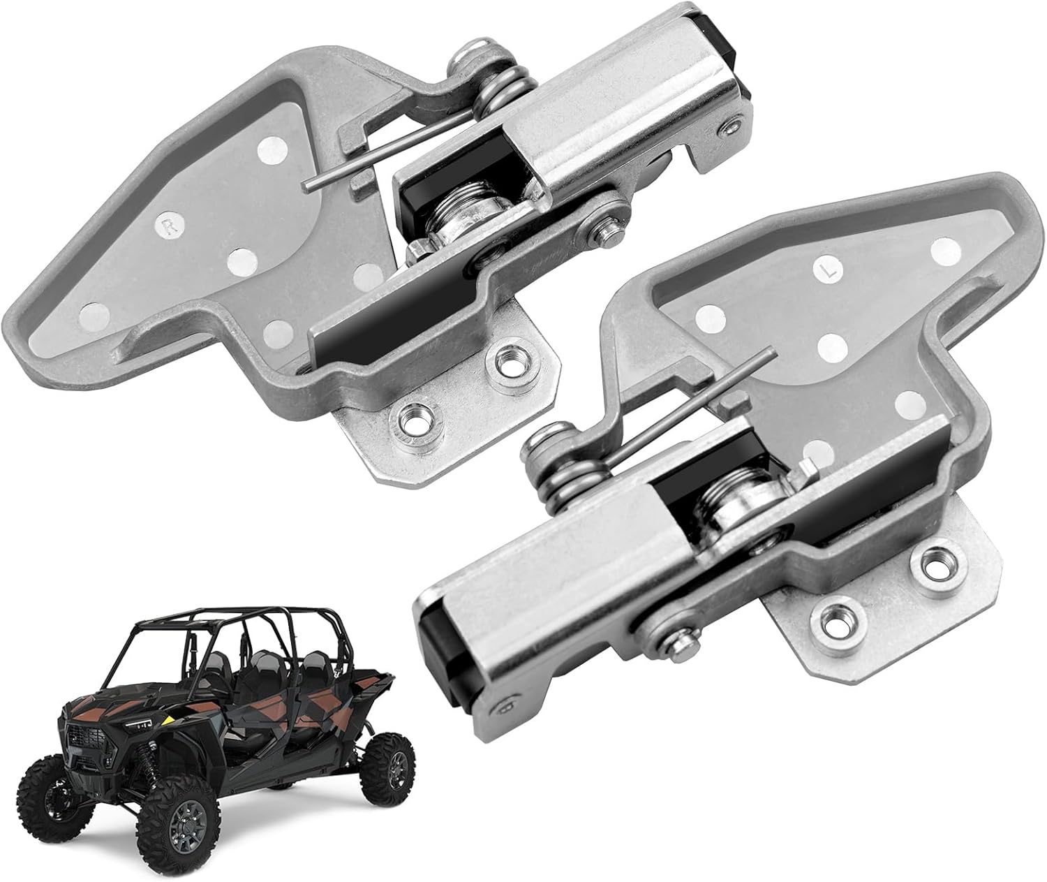 2637286 2637287 Left & Right Door Lock Latch Compatible with Polaris ACE 570 900 GEM e2 e4 e6 2016-2019, S1 Range RZR Turbo 1000/900 2015-2023, Replaces# 2636270 2636855