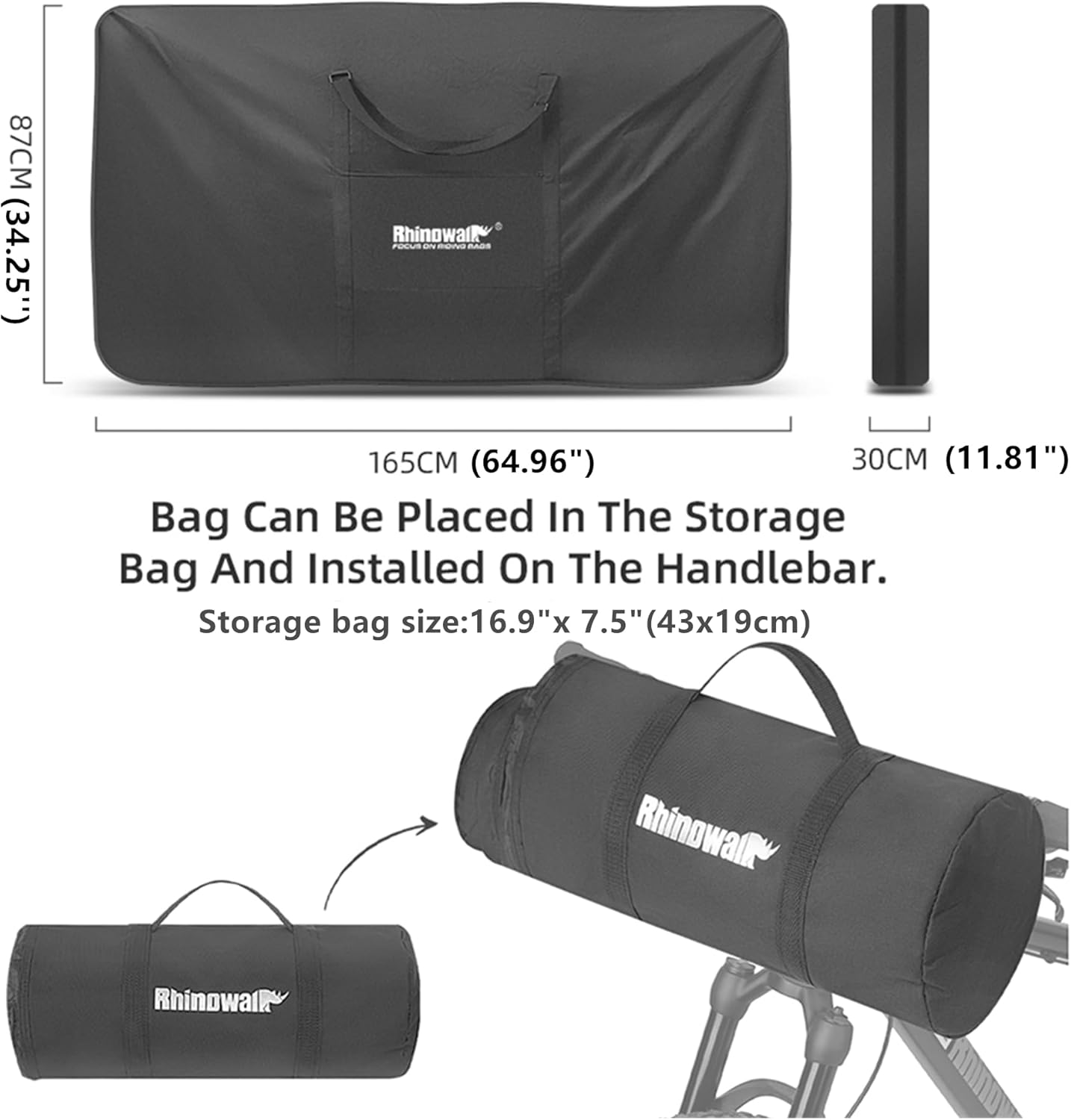 29 inch Bike Travel Bag Storage Bags Folding Bicycle Case Fits 29 inch,27.5inch,700C or Below Bikes, Bicycle Transport Case Bike Transport Bag