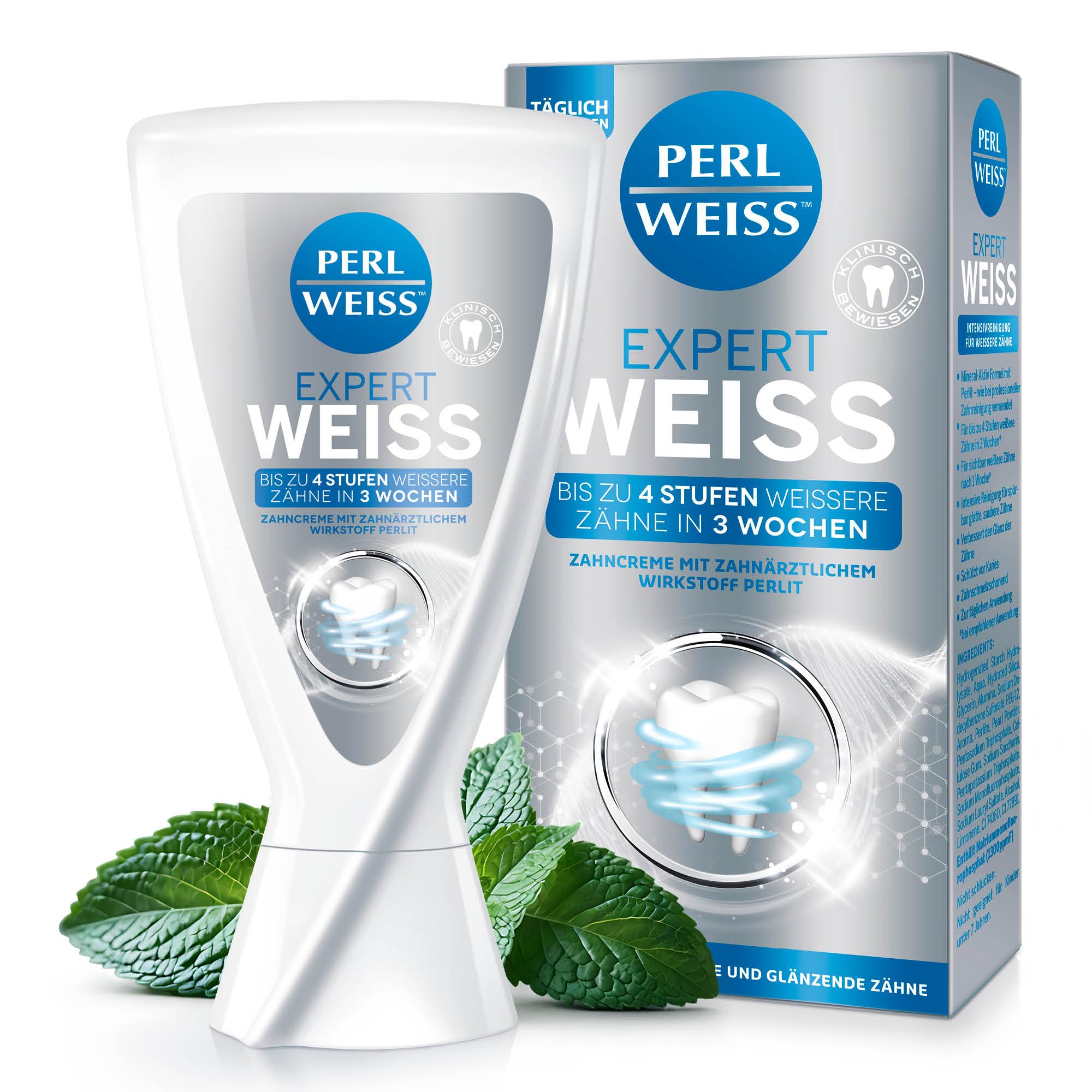 Perlweiss Expert Weiss Zahncreme – Perlweiss Expert Zahnweiß Zahnpasta