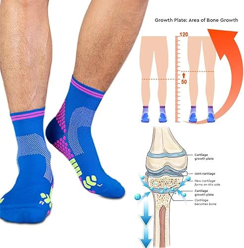 Miniatura 3 de QINMAO HIGHERSOCKS 2023 - Calcetines de refuerzo de iones de titanio Schorl de infrarrojo lejano, calcetines de turmalina titanio que aumentan la