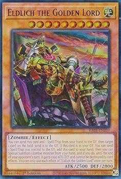 Amazon.co.jp: 【イラスト違い】遊戯王 RA01-EN019 黄金卿エルドリッチ