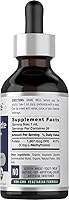 Vista 2 de Carlyle Gotas de L-metilfolato de 1 mg 2 onzas líquidas con glicerina orgánica Suplemento sublingual líquido Sabor a ponche de frutas