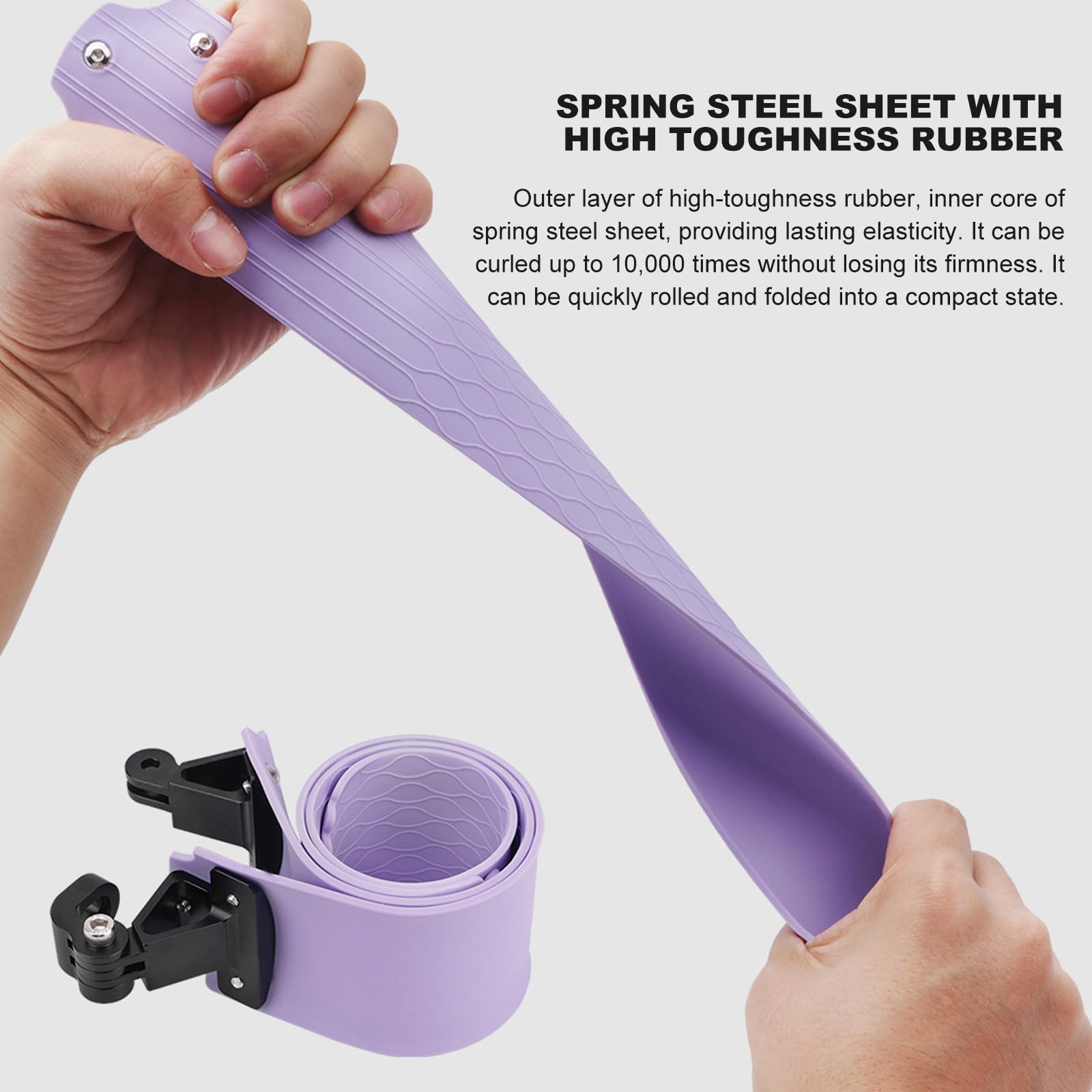 Guardabarros universal para bicicleta, desmontable, duradero, plástico, salpicaduras, accesorios de viaje, durabilidad