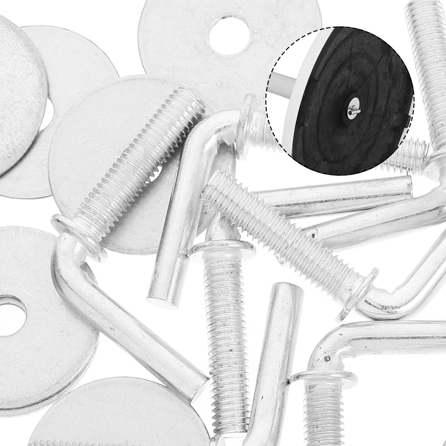 8pcs Fan Base Fixing Screws Set Metal Fan Pedestal Bolts Kit for Appliance Repair