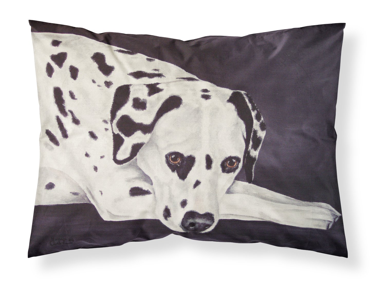 Taie d'oreiller Dalmatien lavable en tissu doux pour protéger votre oreiller des taches