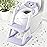 COOSEYA Toilet Seat, Potty Training Seat for Toddler, Upgraded 2-in-1 Potty Toilet Training for Boys and Girls,Waterproof Cushioned Mat with Non-slip Step Stool(Purple)