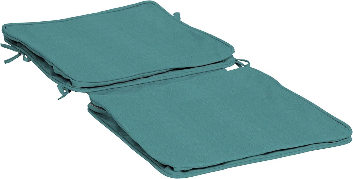 Arden Selections ProFoam Dining Chair Cushion Cover 20 x 20, Surf Teal