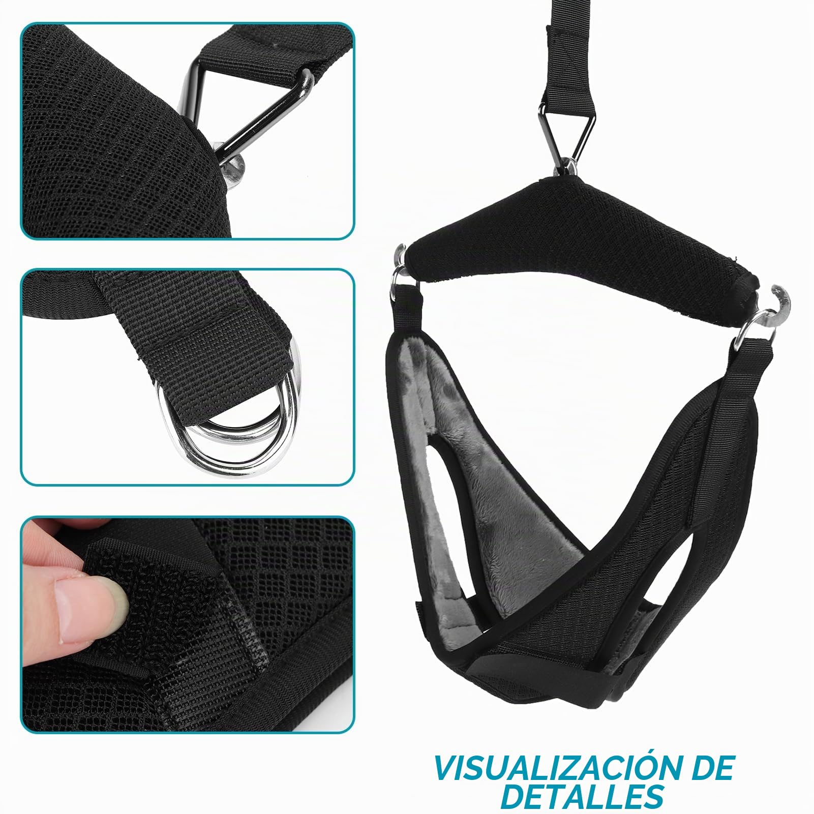 Dispositivo De Tracción Cervical Para El Cuello, Corrector De Postura Profesional Sobre La Puerta Dispositivo De Tracción Cervical Para Estirador De Cuello, Estirador De Espalda, Dolor De Cuello, Artr