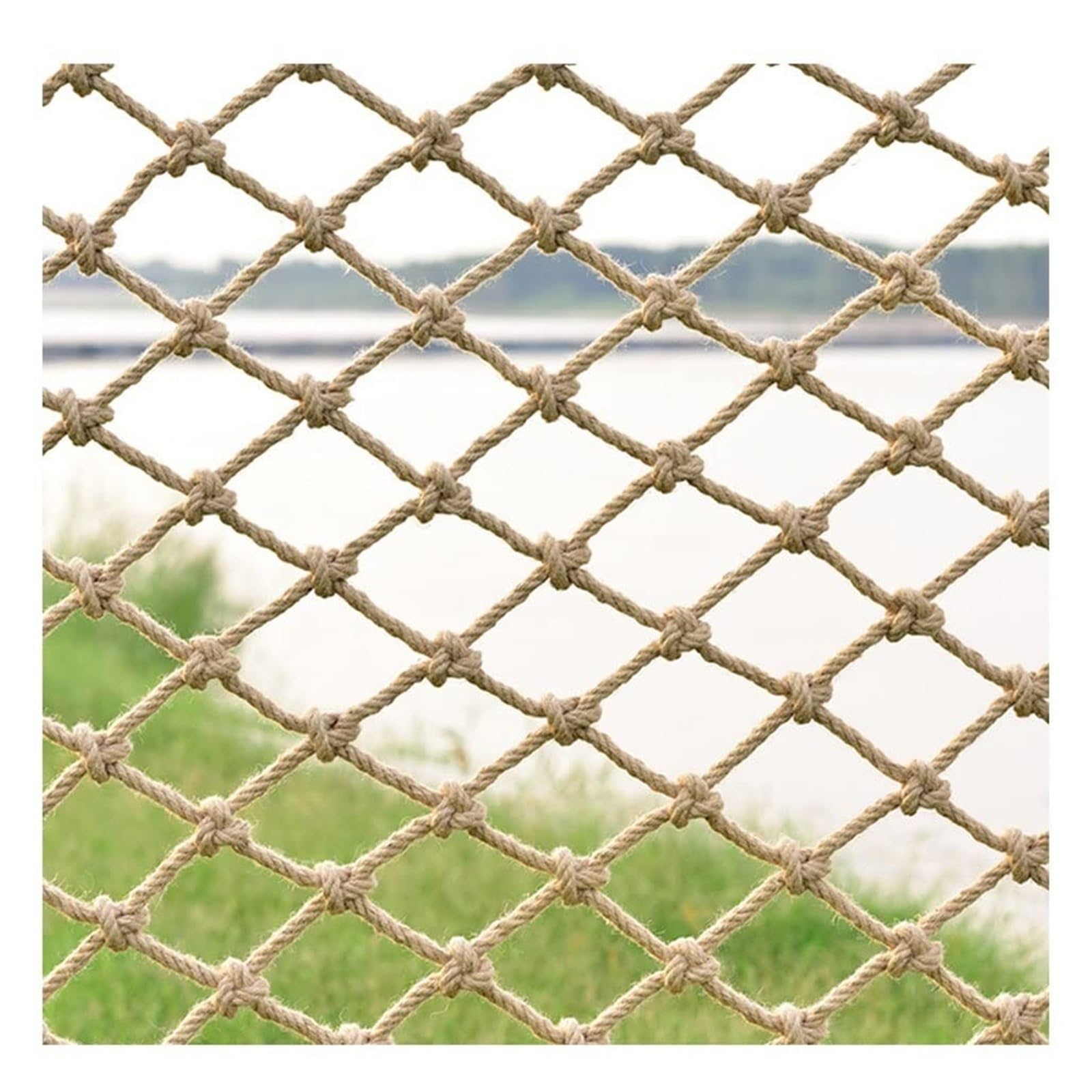 garden netting Hemp Rope Net Child Safety Nets Rope Fence Stairs Balcony Garden Playground Safety Protection Ropes Netting safety(2 * 5m)