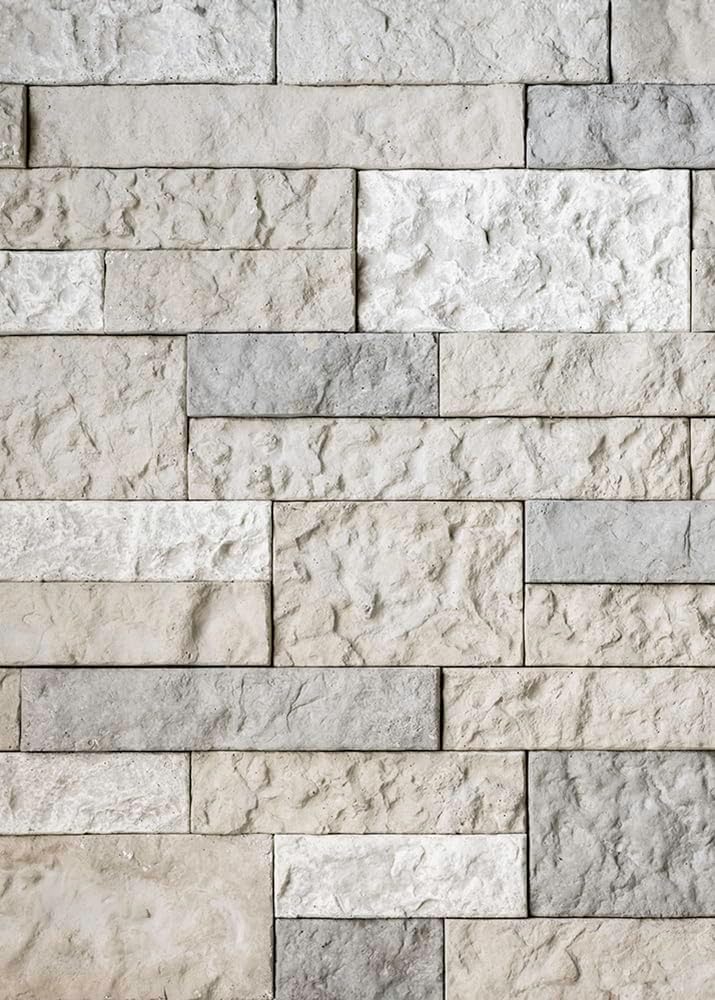 AirStone Primary Stones: Ocean View Color Blend, Manufactured Stone Wall Covering, Indoor & Outdoor Home Décor