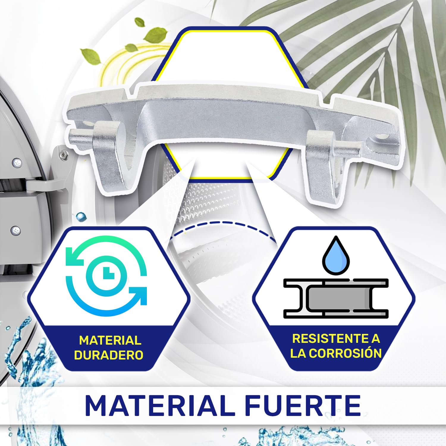 Bisagra Lavadora con Código Original 00620835 620835 00741935 741935 para Bosch para Balay para Constructa para Siemens para Neff - Garantía de 10 Años - MONTERAL