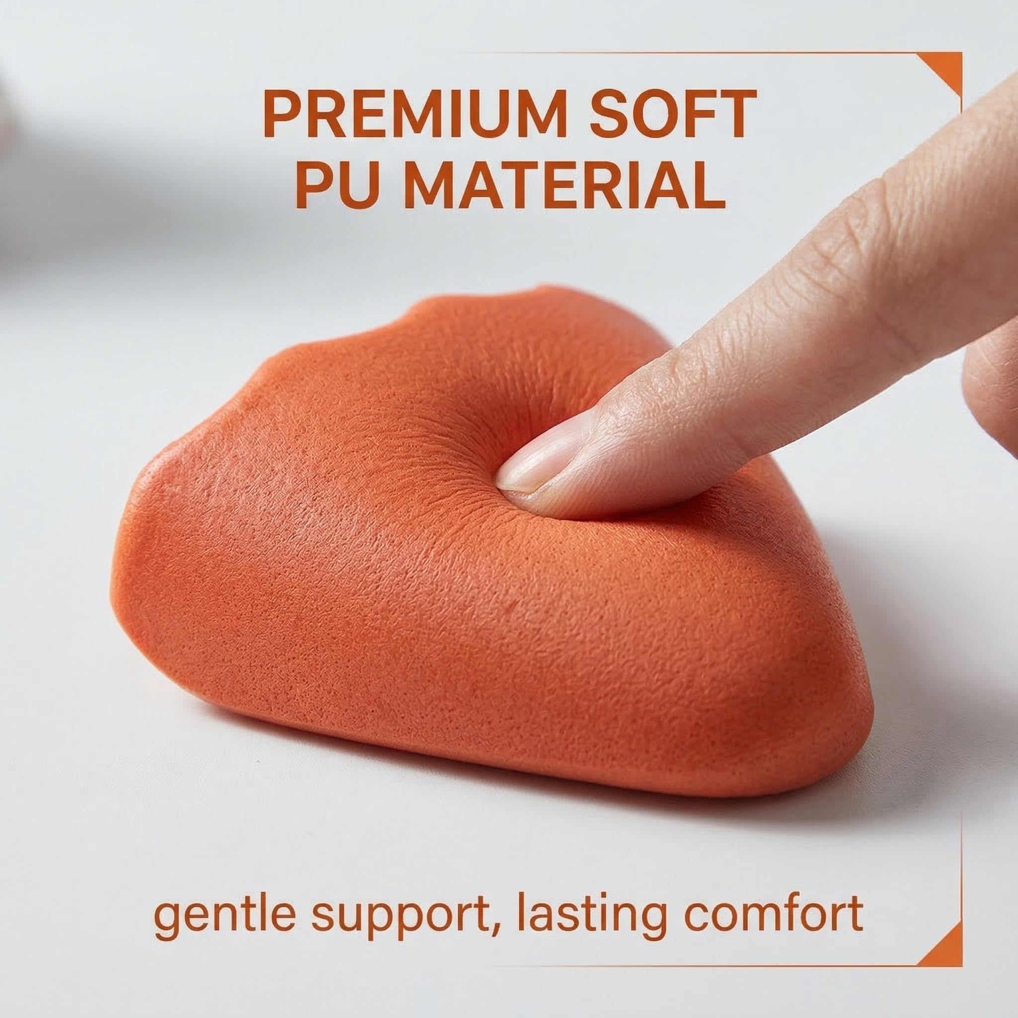 YIPFEN 2 Pares de Rellenos para Puntera de Zapato en PU, Reductores de Talla para Zapatos Grandes, Almohadillas para Talón Cómodas para Tacones, Zapatillas, Botas — view 3