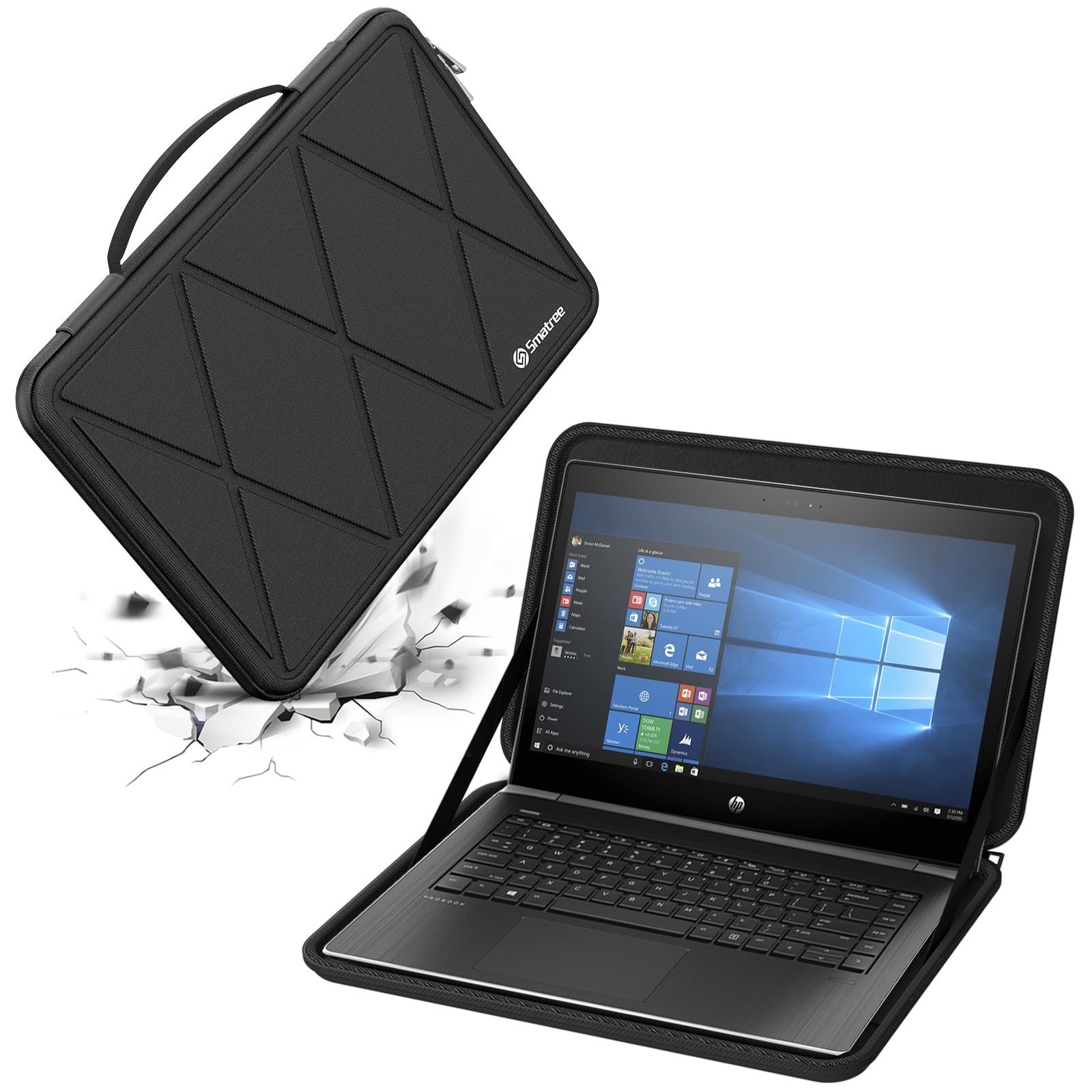 Smatree Hard Funda rígida para portátil de EVA Compatible con 14 Pulgadas HP OmniBook Ultra Flip 2-in-1 Next Gen AI PC 14t/Ultra Flip 14,para 14 Pulgadas HP OmniBook 5 Next Gen AI 14 Funda (X8038T)