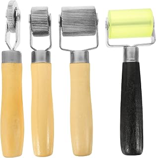 Gatuida 4pcs Tire Repair Tools Sound Deadener Rollers Car Noise Roller Tire Plugs Puncture Repair Kit