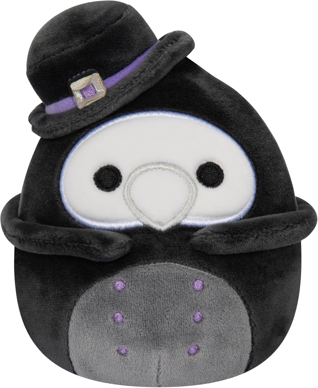 Squishmallows Original 8-Inch Aldron the Plague Doctor - Official Jazwares Halloween Plush - Collectible Soft & Squishy Stuffed Animal Toy - Add to Your Squad - Gift for Kids, Girls & Boys