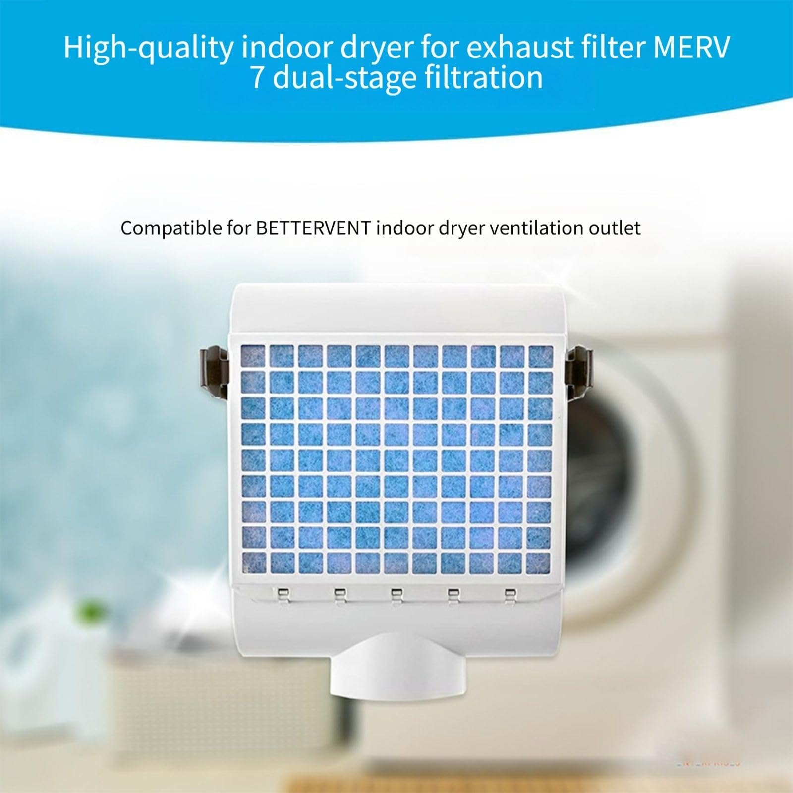 para filtro Secadora Hogar Reduce para polvo y Partículas para(7.87inch*6.89inch)